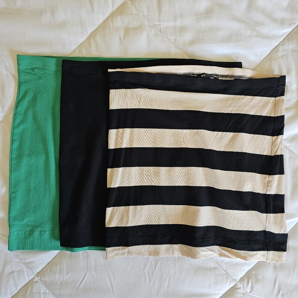 3 H&M mini skirts